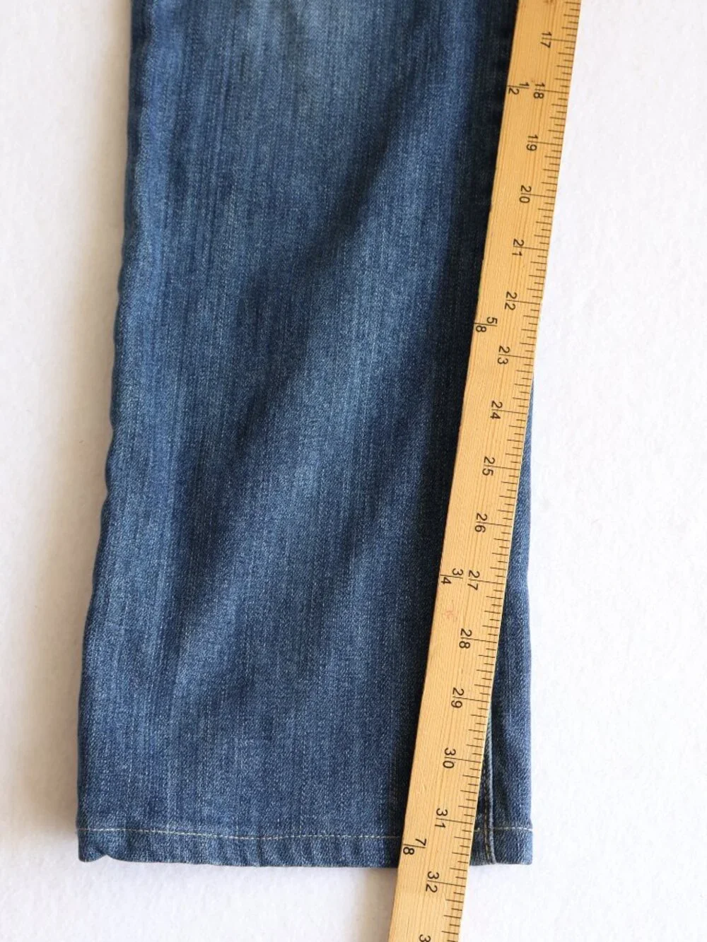 True Religion Ricky Relaxed Straight Jeans Mens 34x32 Flap Pocket Y2K